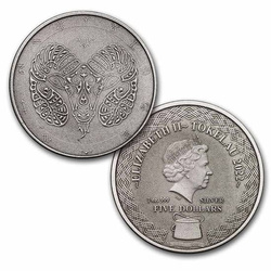 Lot de 12 pièces Tokelau : Série Zodiac 12 x 1 once d'argent 2022 Antique Coins
