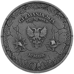 Silver Coin Germania Mint: Ragnarök - Loki and Heimdall 2 oz Silver 2025 Ultra High Relief