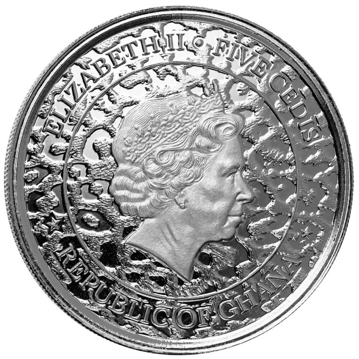Republic of Ghana: African Leopard 1 oz Silver 2022