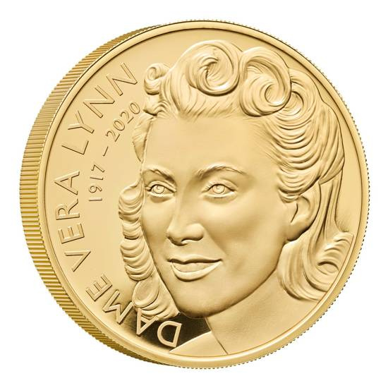 Dame Vera Lynn életének és örökségének ünneplése 5 uncia arany 2022 Proof