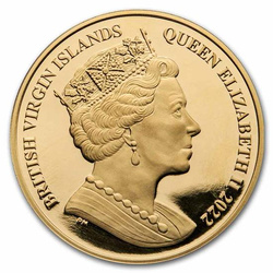 British Virgin Islands: Pegasus 1 oz Gold 2022