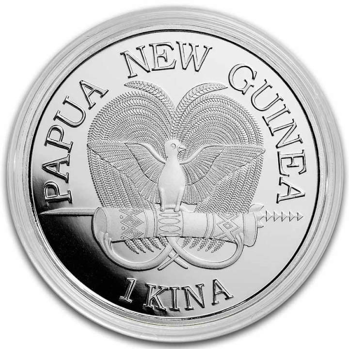 Papúa Nueva Guinea Ave del Paraíso 1 onza Plata 2023