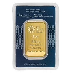 1 oz Goldbarren Britannia