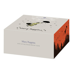 Mary Poppins 50p Gold 2025 Proof (Zlatá mince)
