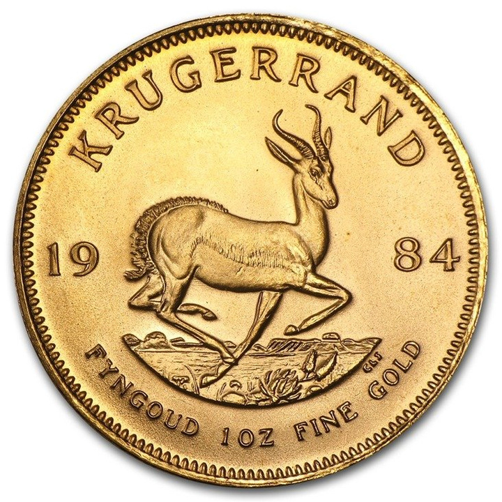 Krugerrand 1 oncia d'oro 1984