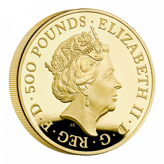 Britannia 5 uncí zlata 2022 Proof