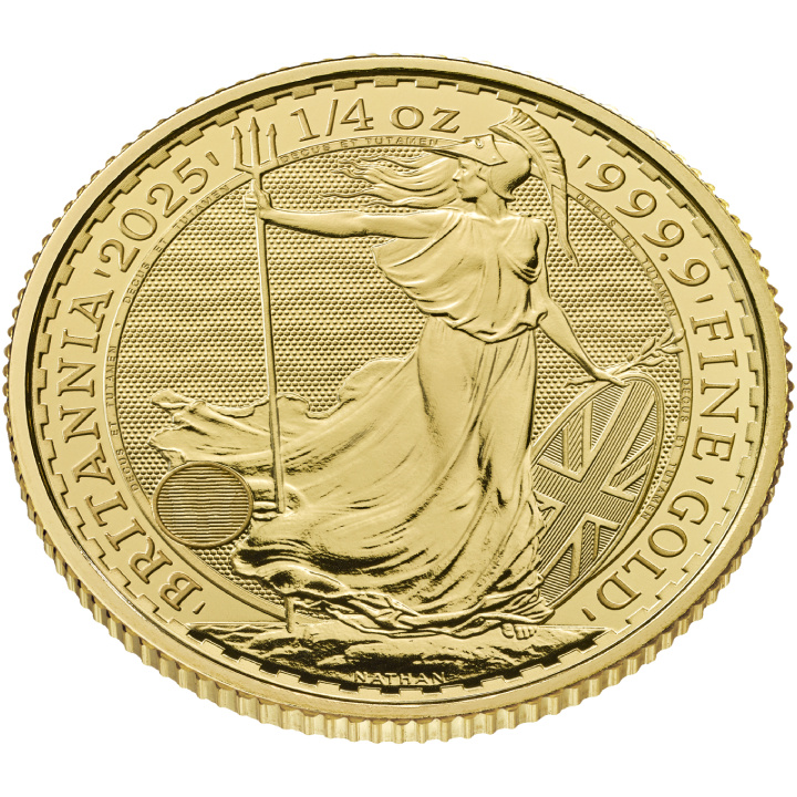 Britannia 1/4 uncji Złota 2025