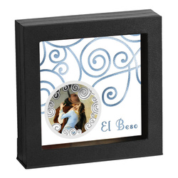 Cameroon: Francesco Hayez - El Beso colored Silver 2022 Proof