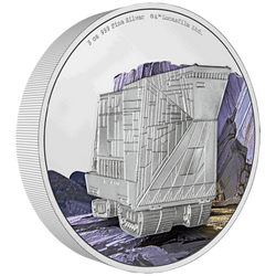 Niue: Star Wars - Sandcrawler barevná 5 uncí stříbra 2022 Proof