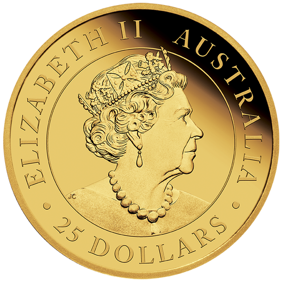 Zestaw Australijski Kangur 1/4 uncji & 1/10 uncji Złota 2022 Proof