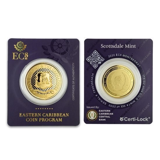 St. Vincent und die Grenadinen: Pax Et Justitia 1 oz Gold 2020