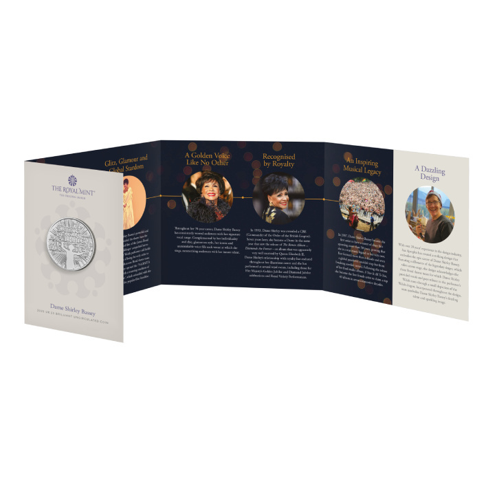Dame Shirley Bassey £5 Cobre 2023