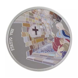 Set of 14 Coins: Via Dolorosa colored 14 x 1 oz Silver 2016 Prooflike