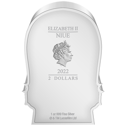 Niue: Star Wars - Krrsantan Moneta Chibi colorata 1 oncia d’argento 2022 Proof