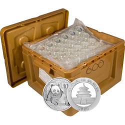 Panda chinois 1 once d'argent 2015