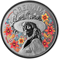 Grenada: La Diablesse coloured 1 oz Silver 2023 Proof 