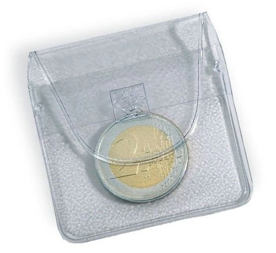 Leuchtturm - Plic din plastic pentru 1 monedă cu diametrul de până la 46 mm
