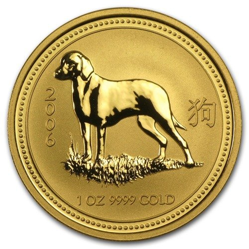 Lunar I: Jahr des Hund 1 oz Gold