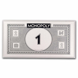 Moneta Samoa: Monopoly - Banconote 5 grammi d'argento 2024