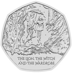 Lion, sorcière et vieille armoire 50p Cuivre-nickel 2023
