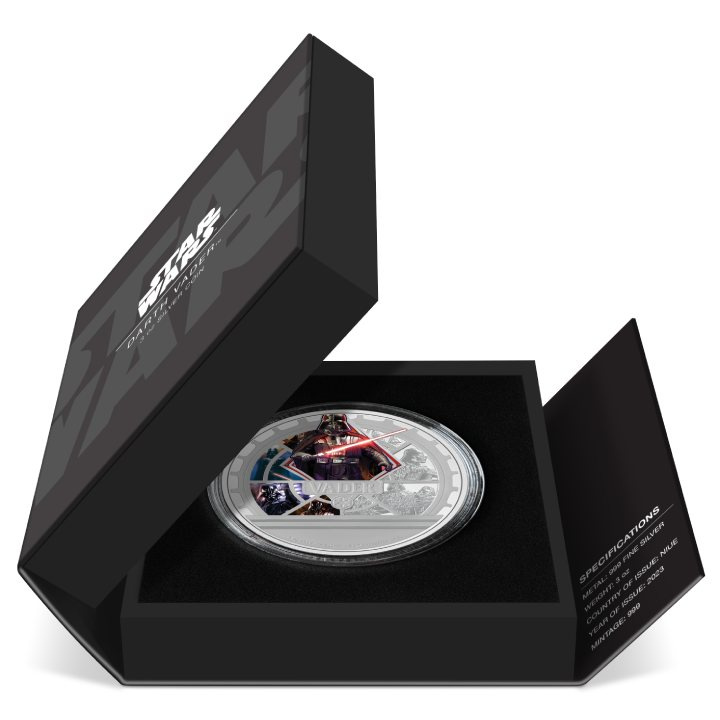 Niue: Star Wars - Darth Vader coloured 3 oz Silver 2023 Proof