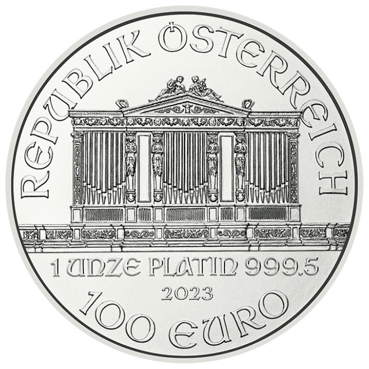 Filarmónica de Viena 1 oz Platino 2023