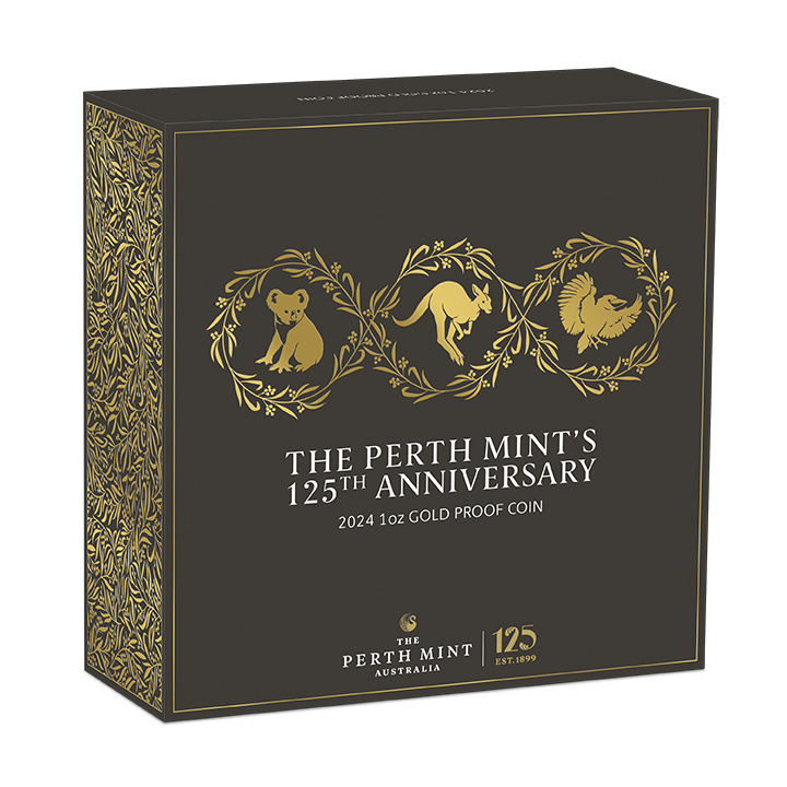 The Perth Mint’s 125th Anniversary 1 oz Gold 2024 Proof