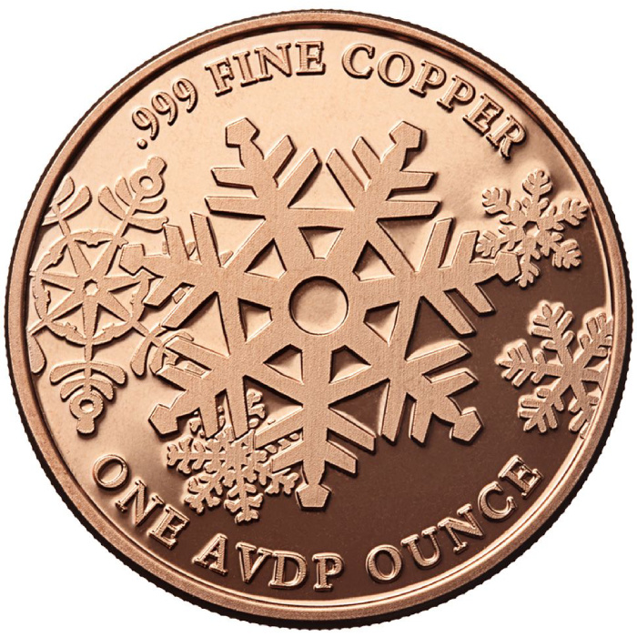 Santa George 1 Unze Kupfer