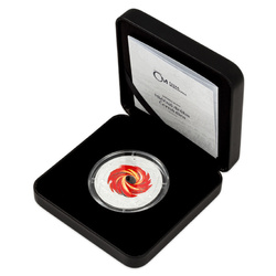 Niue : La Voie lactée - Trou noir coloré 1 Argent 2023 Proof