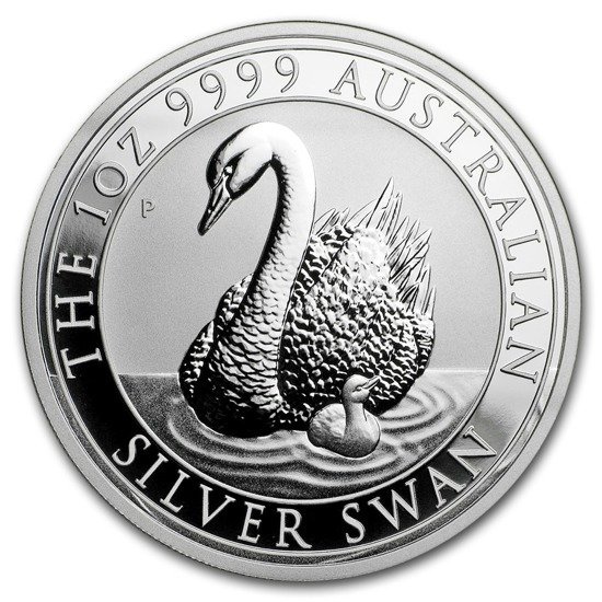 Swan 1 uncia ezüst 2018