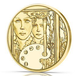 Tina Blau - Painter 1/4 oncia d'oro 2023 Proof