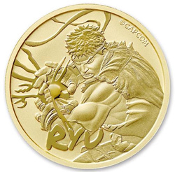 Tuvalu: Street Fighter - Ryu 1 oz Gold 2022