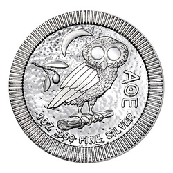Búho de Atenas 1 oz Plata 2018