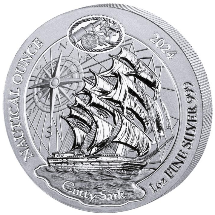 Rwanda: Nautical Ounce - Cutty Sark 1 oz Silver 2024 Coin