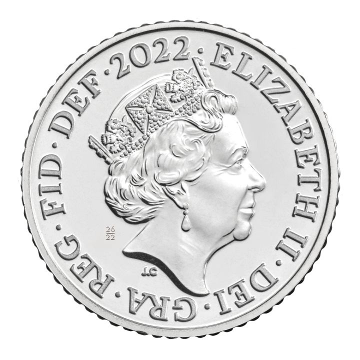 Set di 10 monete Her Majesty Queen Elizabeth Rame-nichel 2022