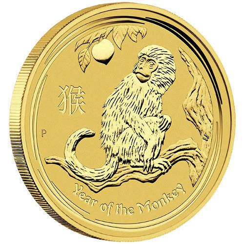 Lunar II: Jahr des Affen 2 oz Gold 2016
