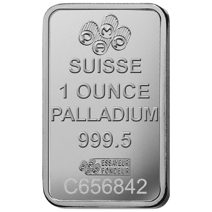 Sztabka Pamp Suisse Fortuna 1 uncja Palladu