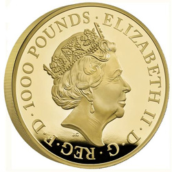 The Royal Tudor Beasts: Seymour Panther 1000 gramm Gold 2022 Proof 