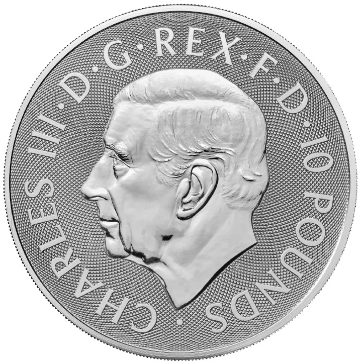 The Royal Tudor Beasts: The Tudor Dragon 10 uncji Srebra 2024