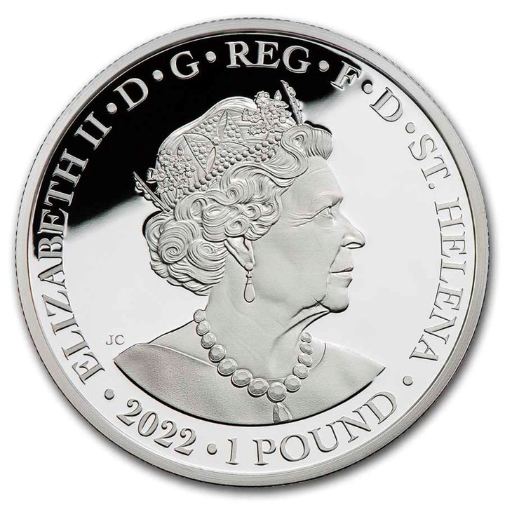 St Helena: Goddess - Hera and the Peacock 1 oz Silver 2022 Proof