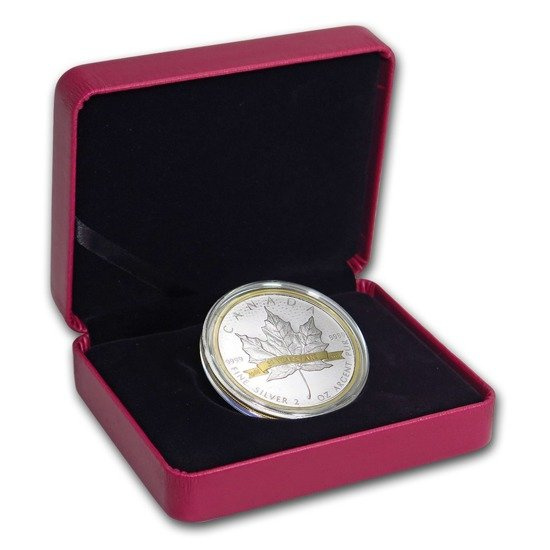 Hoja de Arce Canadiense 2 oz Plata 2018 (30 Aniversario)