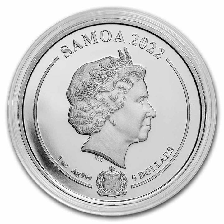 Samoa: Looney Tunes - Bugs Bunny 1 oncia d'argento 2022 Proof