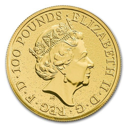 The Queen’s Beasts: The Red Dragon of Wales 1 oz Gold 2017