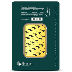 Lingot d’or 10 oz Perth Mint