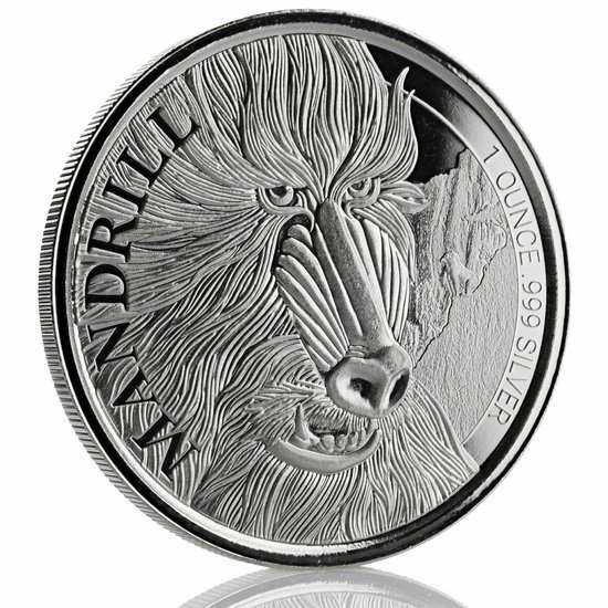 Kamerun: Mandrill 1 oz Silber 2020