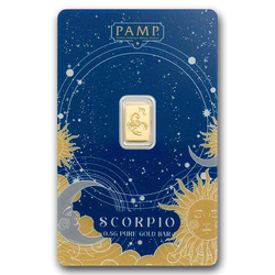 Sztabka Pamp Zodiac: Skorpion 0,5 grama złota