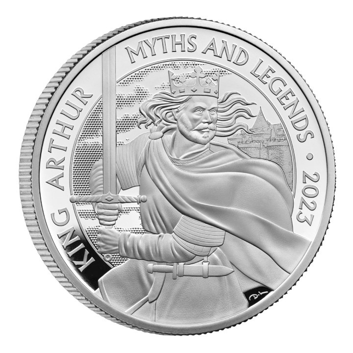 Mitos y Leyendas: Rey Arturo 1 oz Plata 2023 Proof