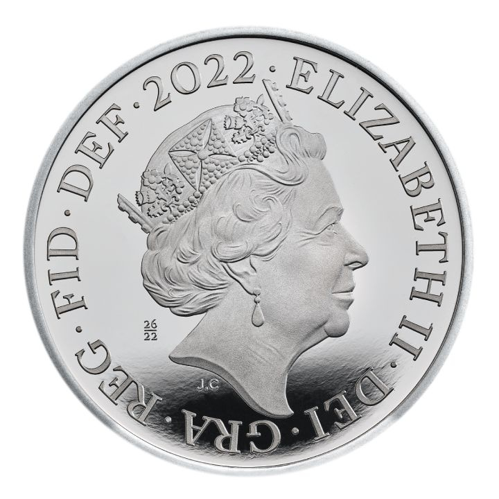 Set of 10 Her Majesty Queen Elizabeth Platinum 2022 Proof coins