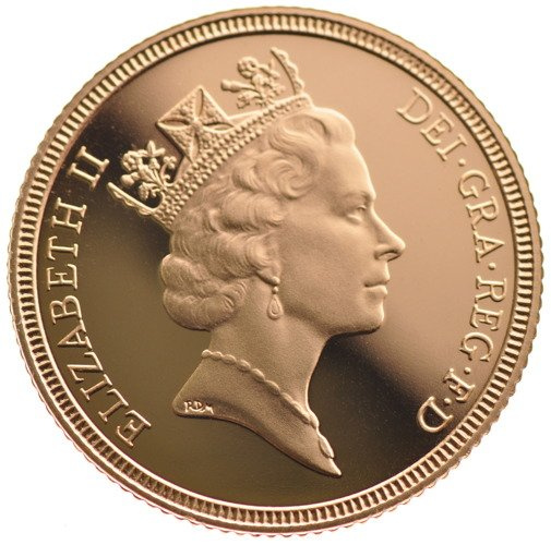 Půl suverénu Velká Británie 1997 PROOF