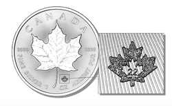 Feuille d'érable canadienne 1 once d'argent 2022